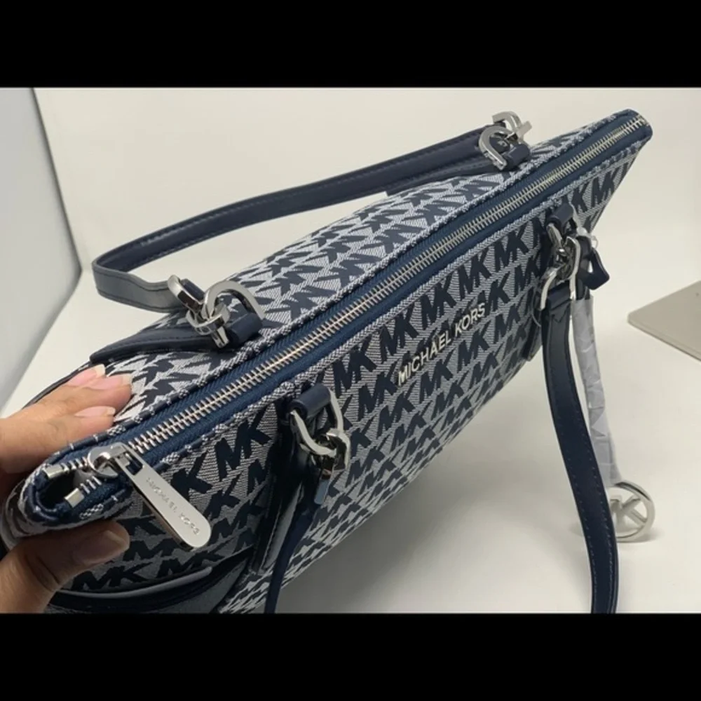 Michael kors Bedford large EW tote bag navymulti